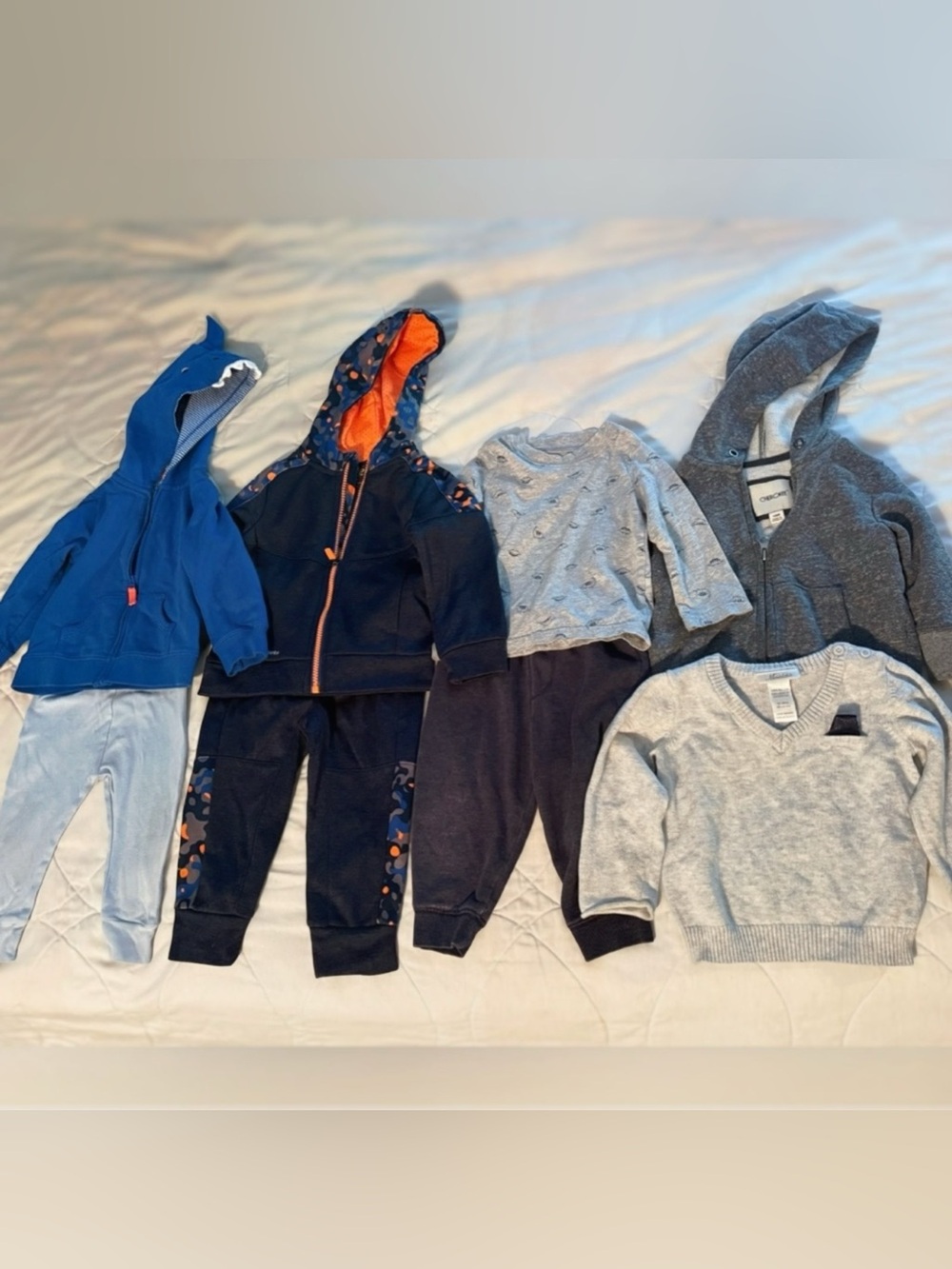 18M Boys’ Cozy Clothing Bundle | Hoodies, Jackets & Tops | Winter Everyday Wear